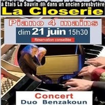 Piano à quatre mains Duo Benzakoun