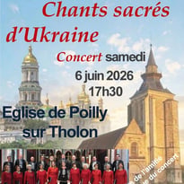 Concert de chants sacrés d'Ukraine avec le Chœur Borysthène