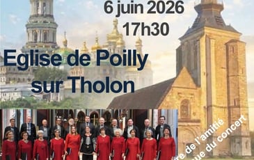 Concert de chants sacrés d'Ukraine avec le Chœur Borysthène
