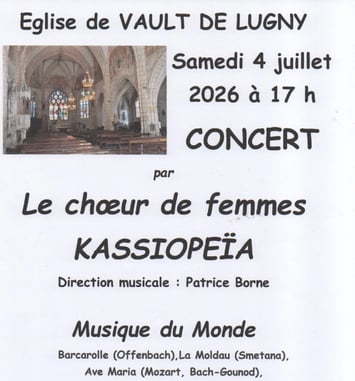 Concert du chœur de femmes KASSIOPEÏA