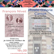 Conférence et dédicace sur le ministre oublié de Louis XVI, par François Nivet