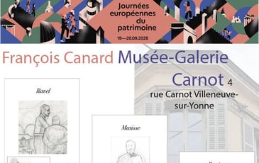 Dédicace par François Canard de Mise sous pli : Ravel, Matisse, Pupitres