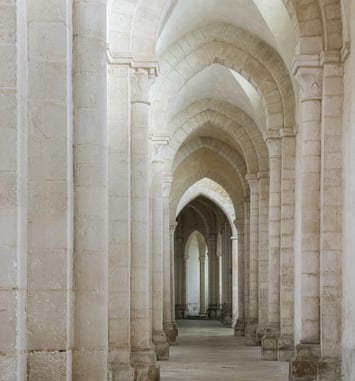 Visite de l'abbaye de Pontigny