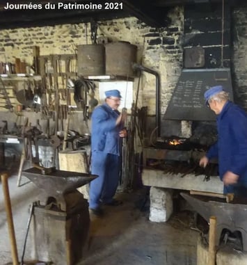 Découverte et fonctionnement de la forge de Thury