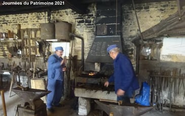 Découverte et fonctionnement de la forge de Thury