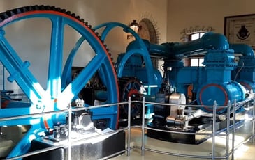 Visite de l'usine élévatoire des eaux de Chigy