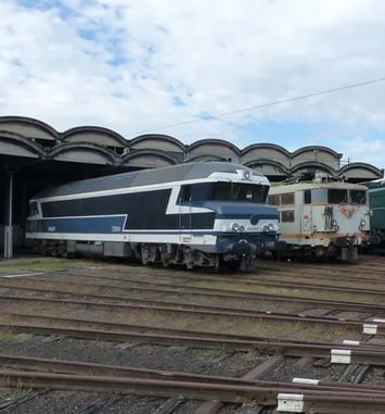 Visite de la rotonde de Laroche Migennes et ses locomotives historiques