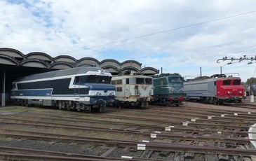 Visite de la rotonde de Laroche Migennes et ses locomotives historiques
