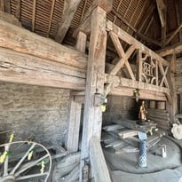 Visite du pressoir d'en haut