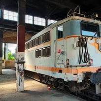 Exposition de la locomotive électrique BB-88511