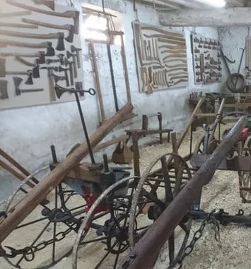Visite de la grande des métiers d'autrefois