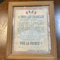Visite du Château familial ainsi que du Cabinet de travail à Londres d'un « Français libre » en 1940